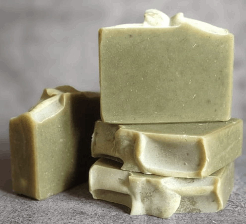 Cucumber Soap with lemongrass and raw shea butter  from mabrooka soap