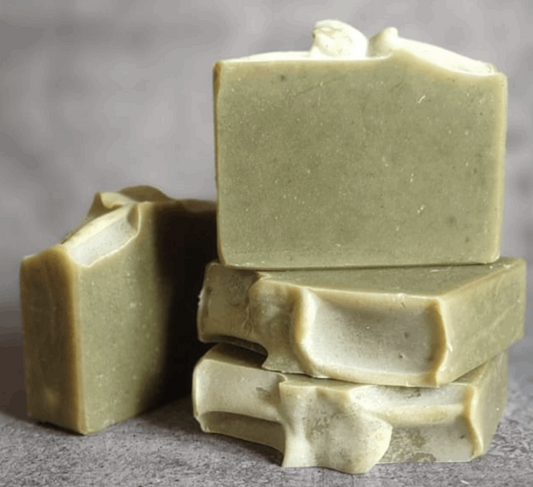 Cucumber Soap with lemongrass and raw shea butter  from mabrooka soap